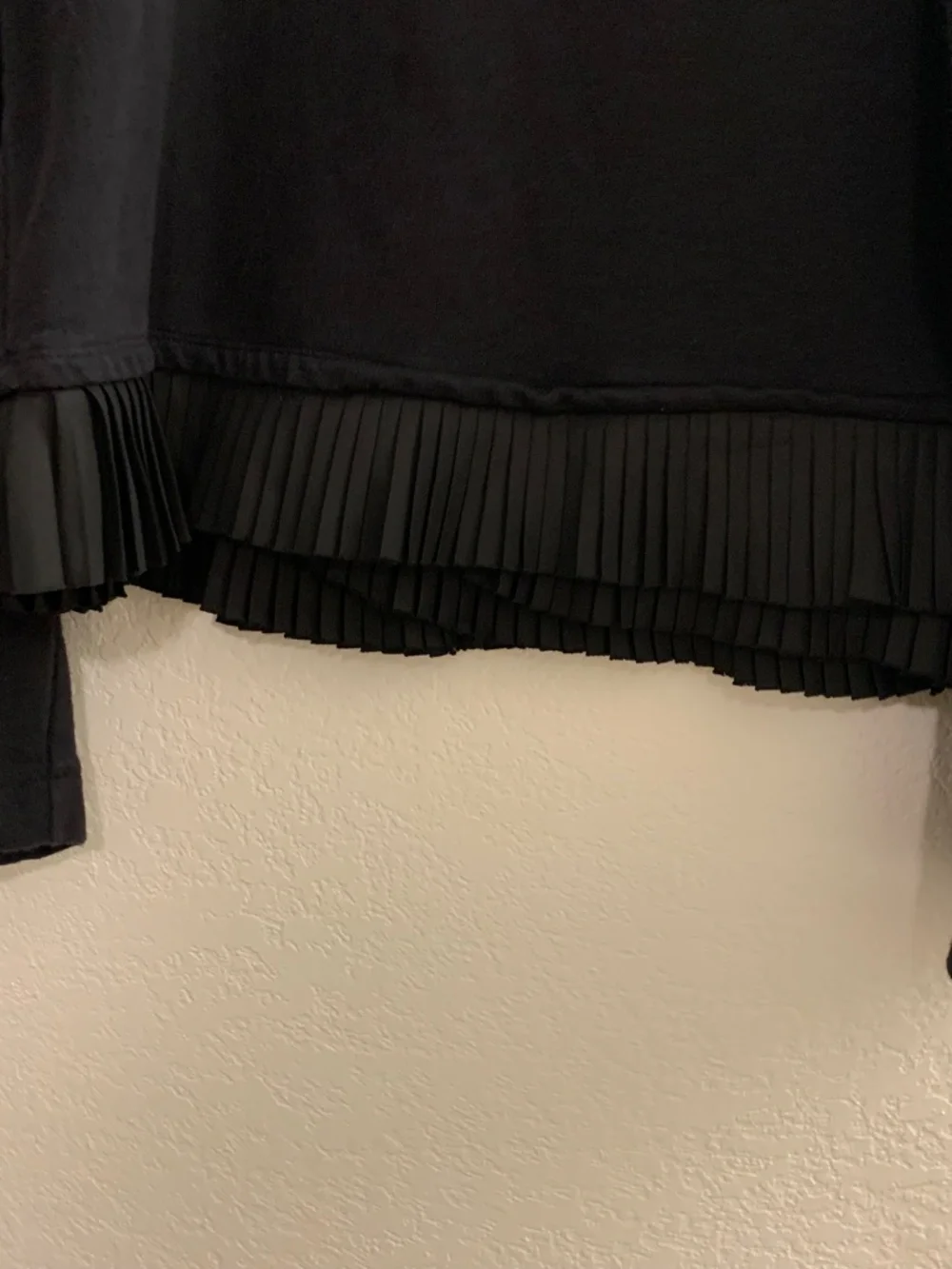 J.Crew Peplum Top with Ruffed Skirt | Black | XL
